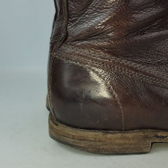 Frye Phillip Brown Leather Casual Work Boots - Picture 15 of 16